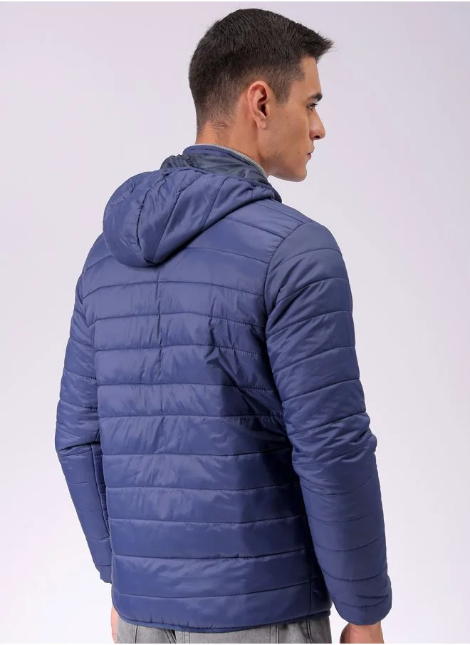 شركة المرآب الهندية Men Slim Fit Solid Puffer Jackets