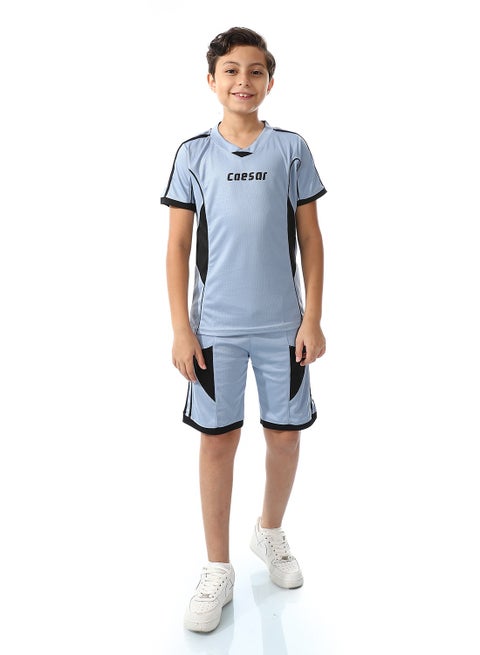 طقم رياضي أولادي مكون من تيشرت وشورت