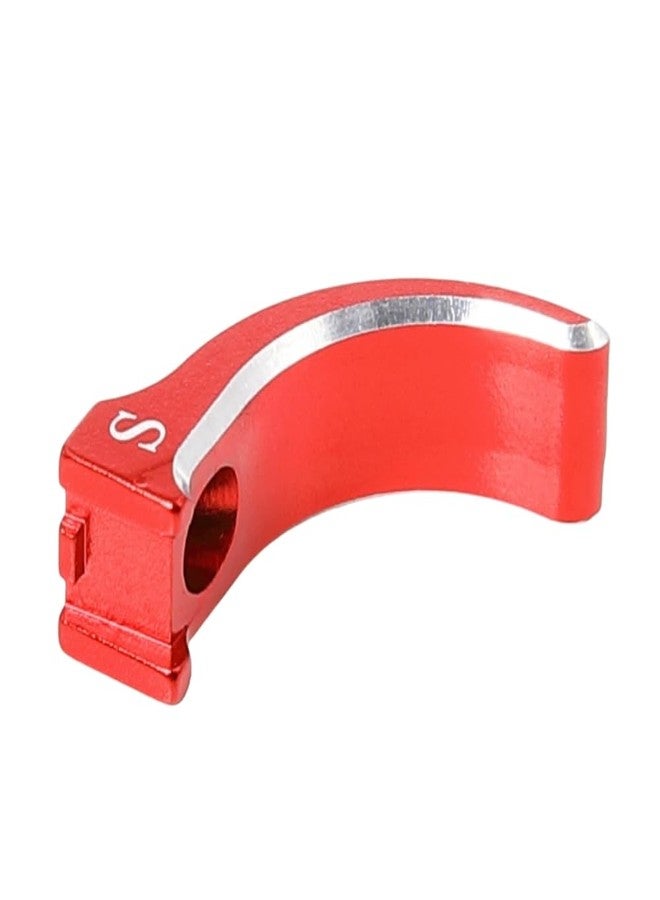 GTBRacing CNC Metal S 15mm SS 13mm Brake Trigger for Futaba 4PX 7PX 7PXR RC Car Transmitter Radios Accessories Part (S 15mm Red) - Image 2