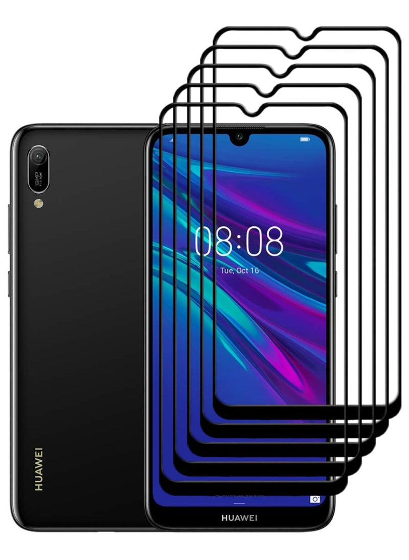 ACLIX 5 Pieces Antistatic ESD Dustproof Premium Quality High Definition Tempered Glass Screen Protector Designed For Huawei Y6 (2019) - Image 1