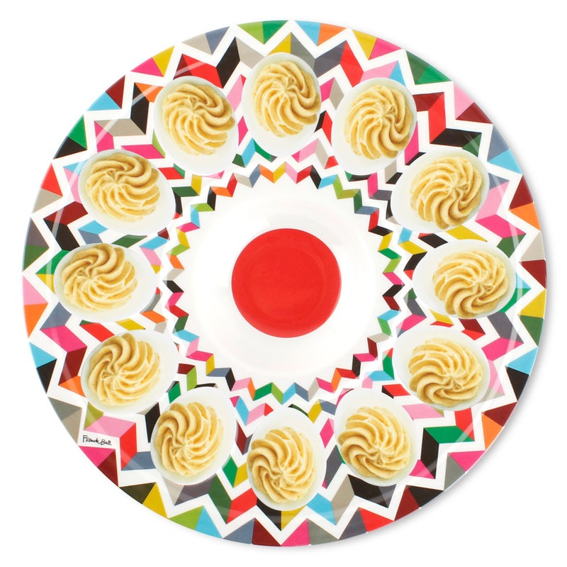 French Bull 12" Egg Tray - Melamine Dinnerware - Platter, Dish, Serving, Deviled, Easter - Ziggy - Image 2