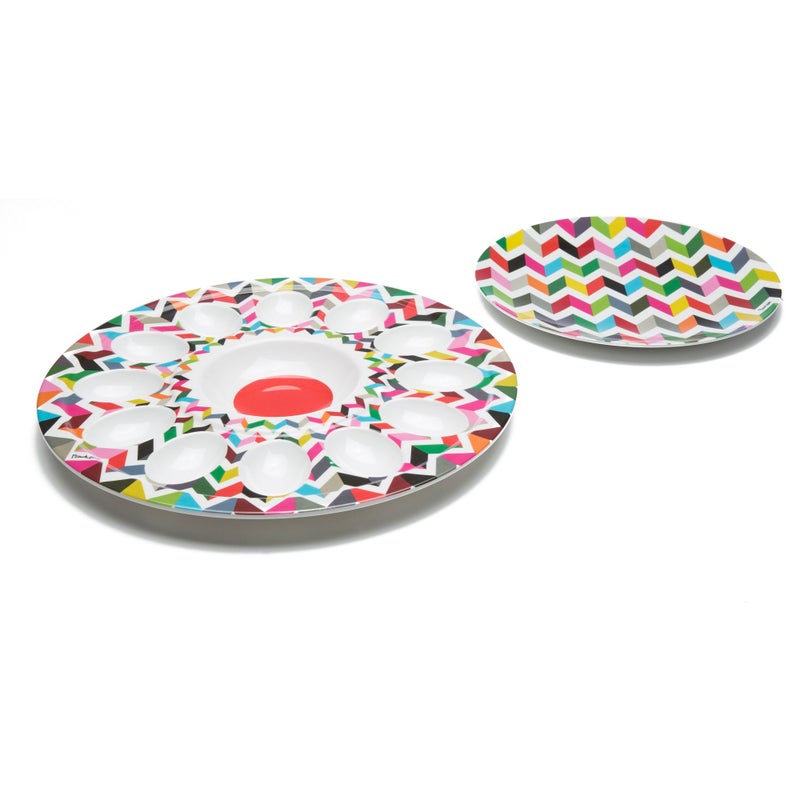 French Bull 12" Egg Tray - Melamine Dinnerware - Platter, Dish, Serving, Deviled, Easter - Ziggy - Image 4