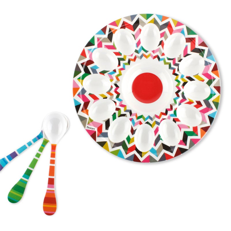 French Bull 12" Egg Tray - Melamine Dinnerware - Platter, Dish, Serving, Deviled, Easter - Ziggy - Image 3