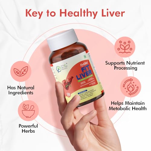 Fytika Fit Liver - 30 Tablets each (Pack of 2) | Liver Detox Supplement | Liver Detox with Milk Thistle, Kalmegh, Kutaki, Kasani, Haldi | For Men & Women - Image 4