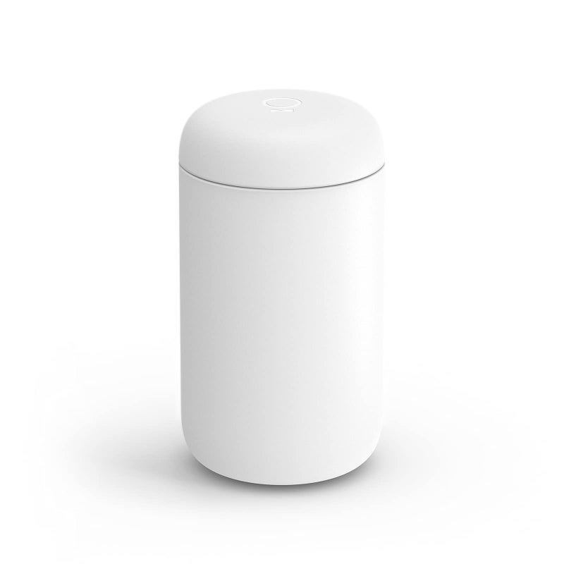 Fellow 16 oz Carter Wide Travel Mug - Wide Mouth Vacuum-Insulated Stainless Steel Coffee Mug - Tea and Coffee Tumbler - Travel Coffee Mug with Ceramic Interior - Matte White - Image 1