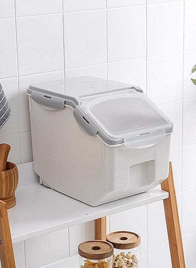 رولستيمي الأرز تخزين الحاويات ، 10 كيلوجرام مختومة الحبوب مربع مويستوريبروف الدقيق الغذاء تخزين الحاويات المطبخ تخزين مربع - Image 1