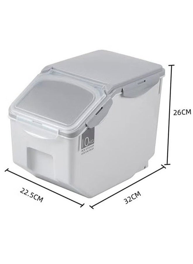 رولستيمي الأرز تخزين الحاويات ، 10 كيلوجرام مختومة الحبوب مربع مويستوريبروف الدقيق الغذاء تخزين الحاويات المطبخ تخزين مربع - Image 5