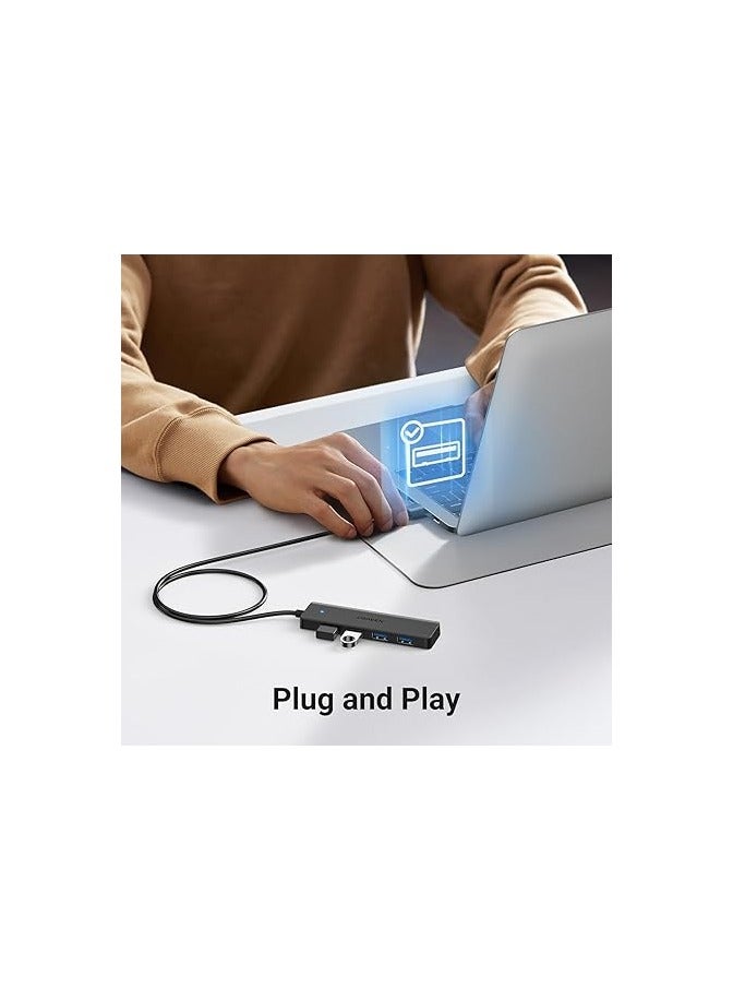 Ugreen UGREEN USB 3.0 Hub Expansion 4 Port USB A Hub 5Gbps High Speed Transfer Slim Lightweight Hub 4 in 1 USB Hub ( 1M ) Compatible with MacBook/iMac/Surface Pro - Image 5