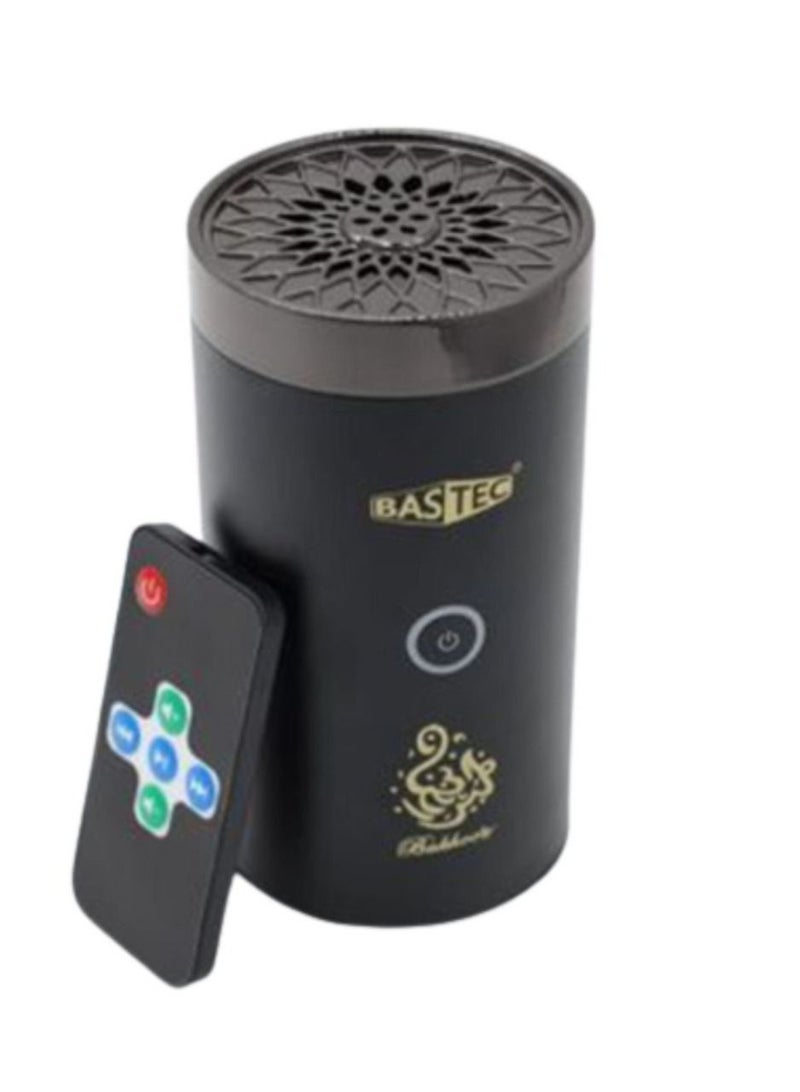 Bastec Electric Incense Burner With Speaker And Remote Control Black - Image 1