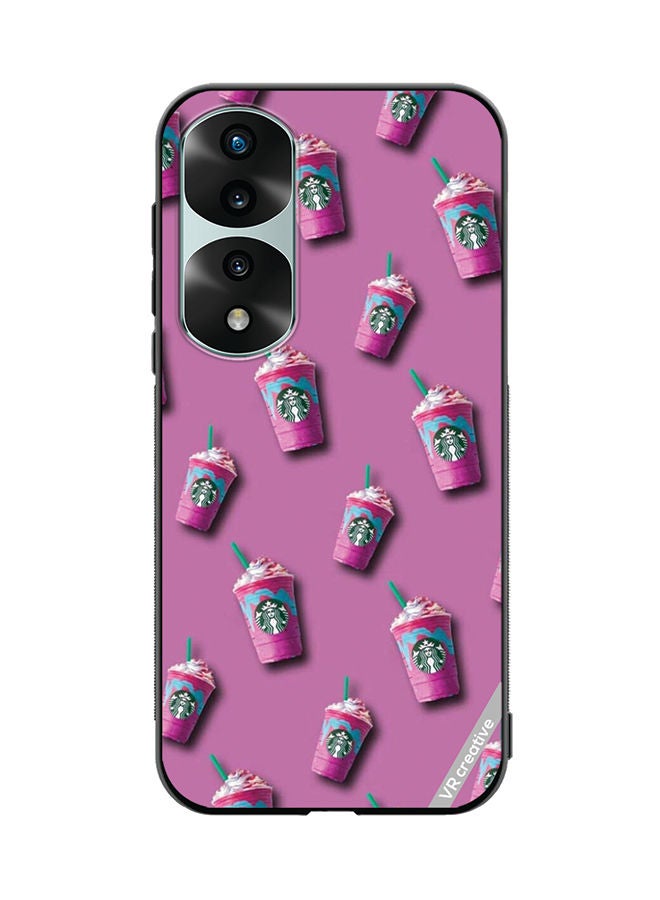 VR CREATIVE Protective Case Cover For Honor 70 Pro Starbucks Design Multicolour - Image 1