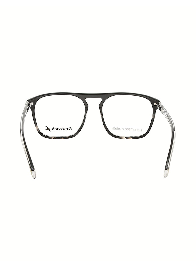 fastrack Clear And Black Navigator  Rimmed Eyeglasses  - Image 4