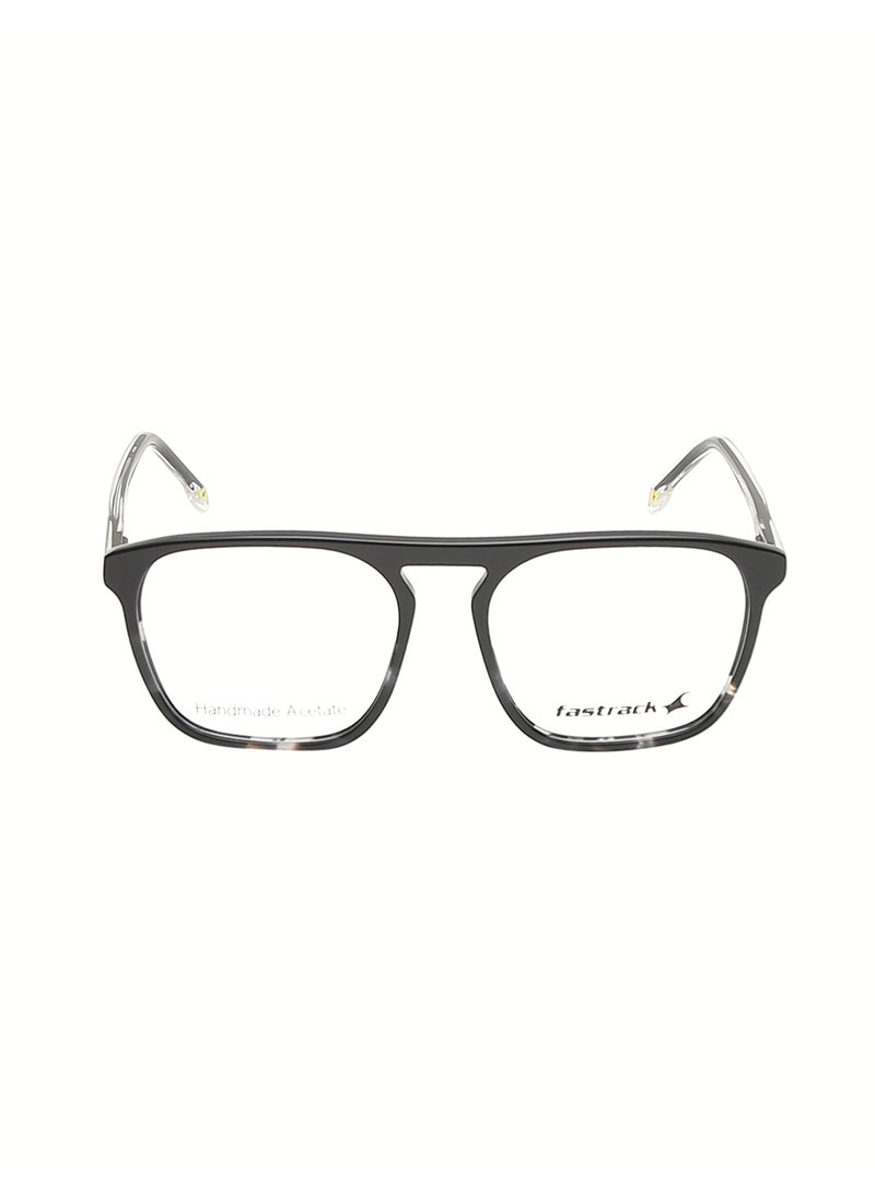 fastrack Clear And Black Navigator  Rimmed Eyeglasses  - Image 1