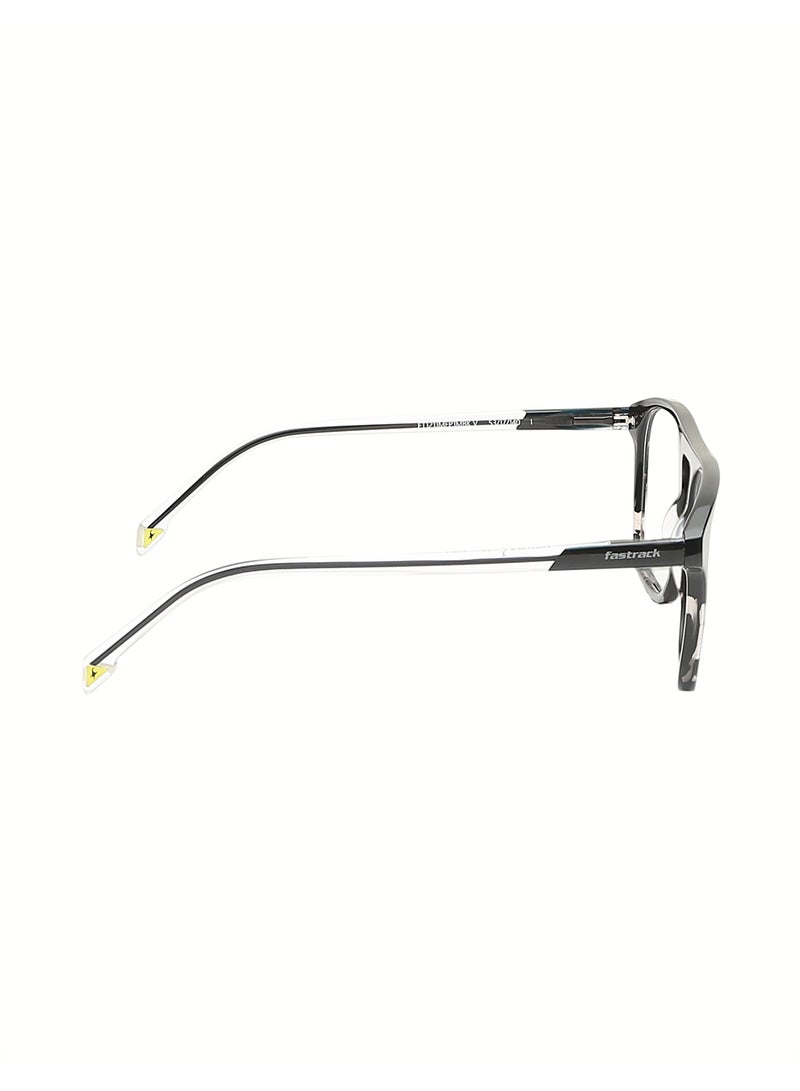 fastrack Clear And Black Navigator  Rimmed Eyeglasses  - Image 3