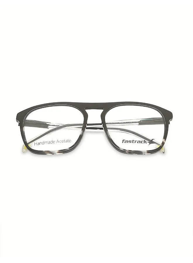 fastrack Clear And Black Navigator  Rimmed Eyeglasses