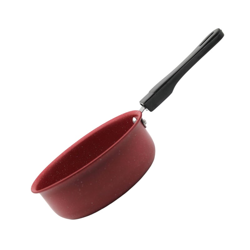 LAZYwindow Nonstick Baby Sauce Pan/Frying Pan 17cm Dia, (Base Colour Maroon) Pack of 1 - Image 2