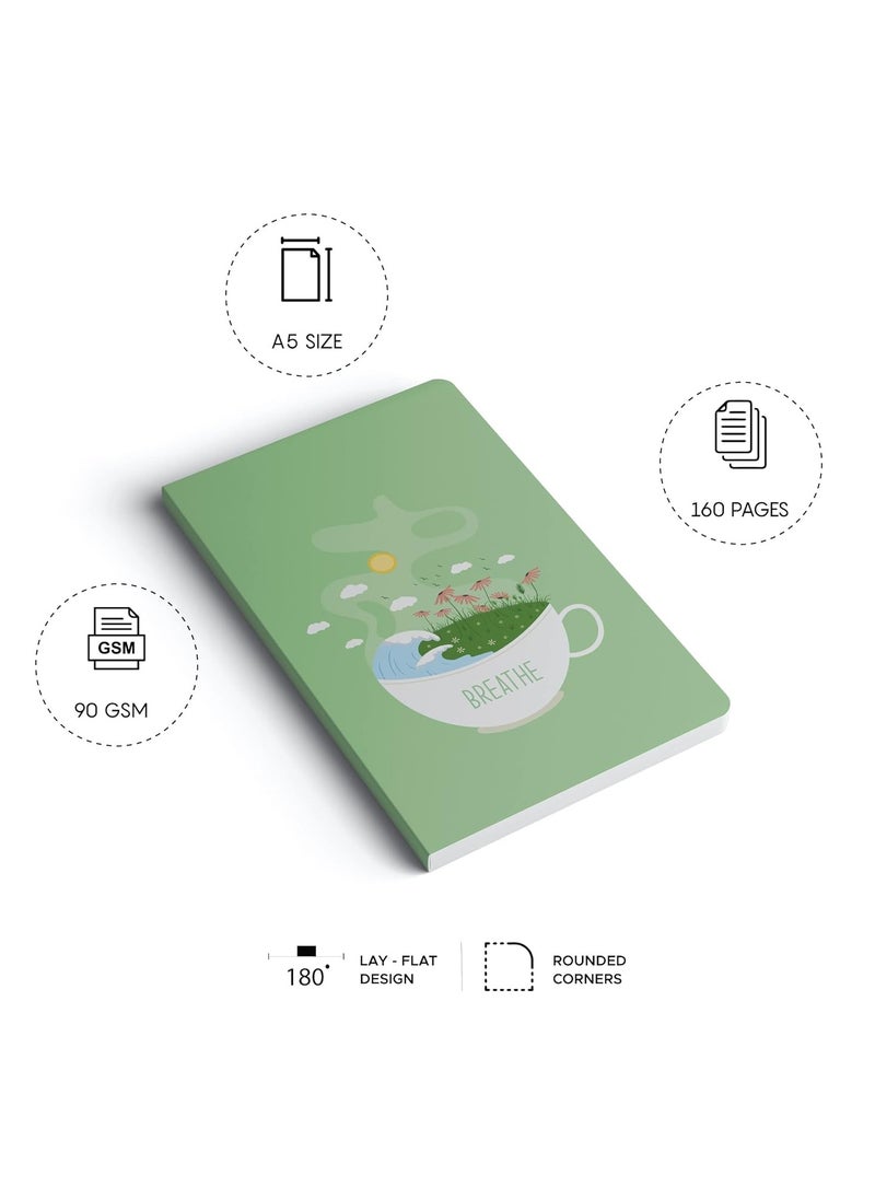 FACTOR NOTES FACTOR NOTES A5 Notebook: Ruled | 90 GSM | 160 Pages (Breathe)  - Image 3