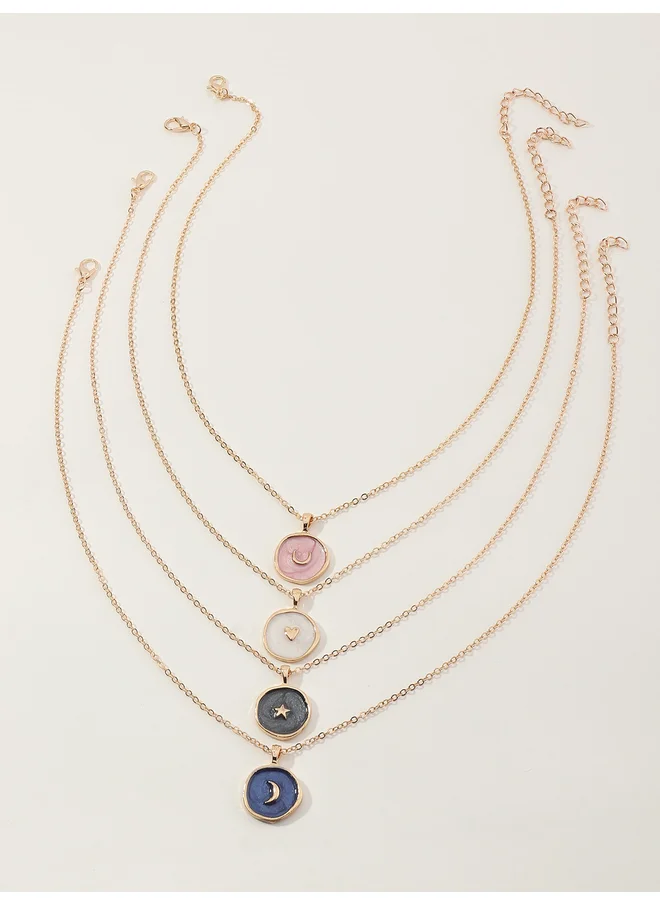 Take Two Take Two Set of 4 - Assorted Pendant Necklace