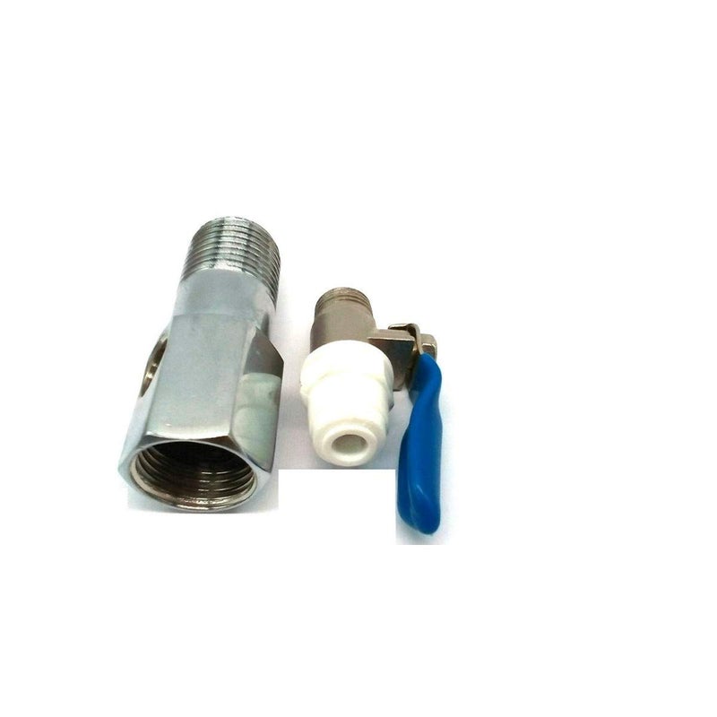 CAPITAL Capital Brass Inlet ValveConnector RoUvWater Filter Purifier 14 Size D V Set Pack of 1  - Image 2