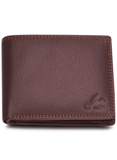 HORNBULL HORNBULL Stella Wallet for Men | Stylist Mens Wallet with RFID Blocking | Wallet Men Brown Genuine Leather | Wallets Men Leather | Gift for Men  - Image 1
