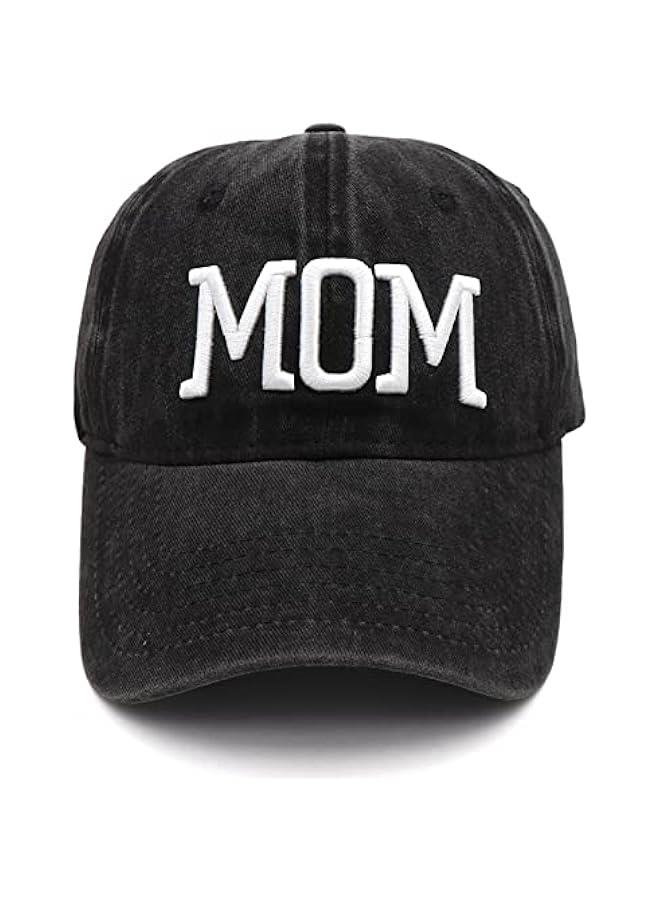 Mom and Dad Hats Fathers Day Mom Dad Gifts Hat Embroidered Adjustable Baseball Caps Gift for Couples Parents - Image 2