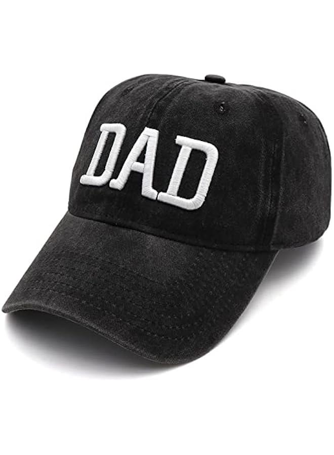 Mom and Dad Hats Fathers Day Mom Dad Gifts Hat Embroidered Adjustable Baseball Caps Gift for Couples Parents - Image 5