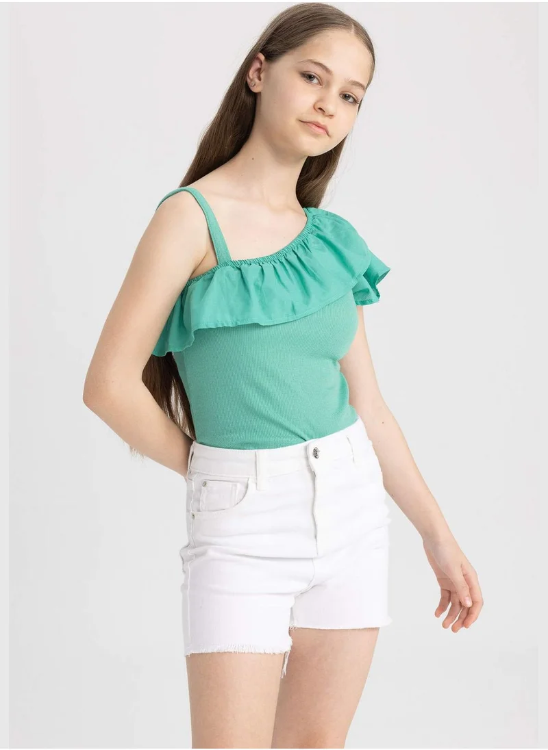 DeFacto Girl Crop Short Sleeve Vest