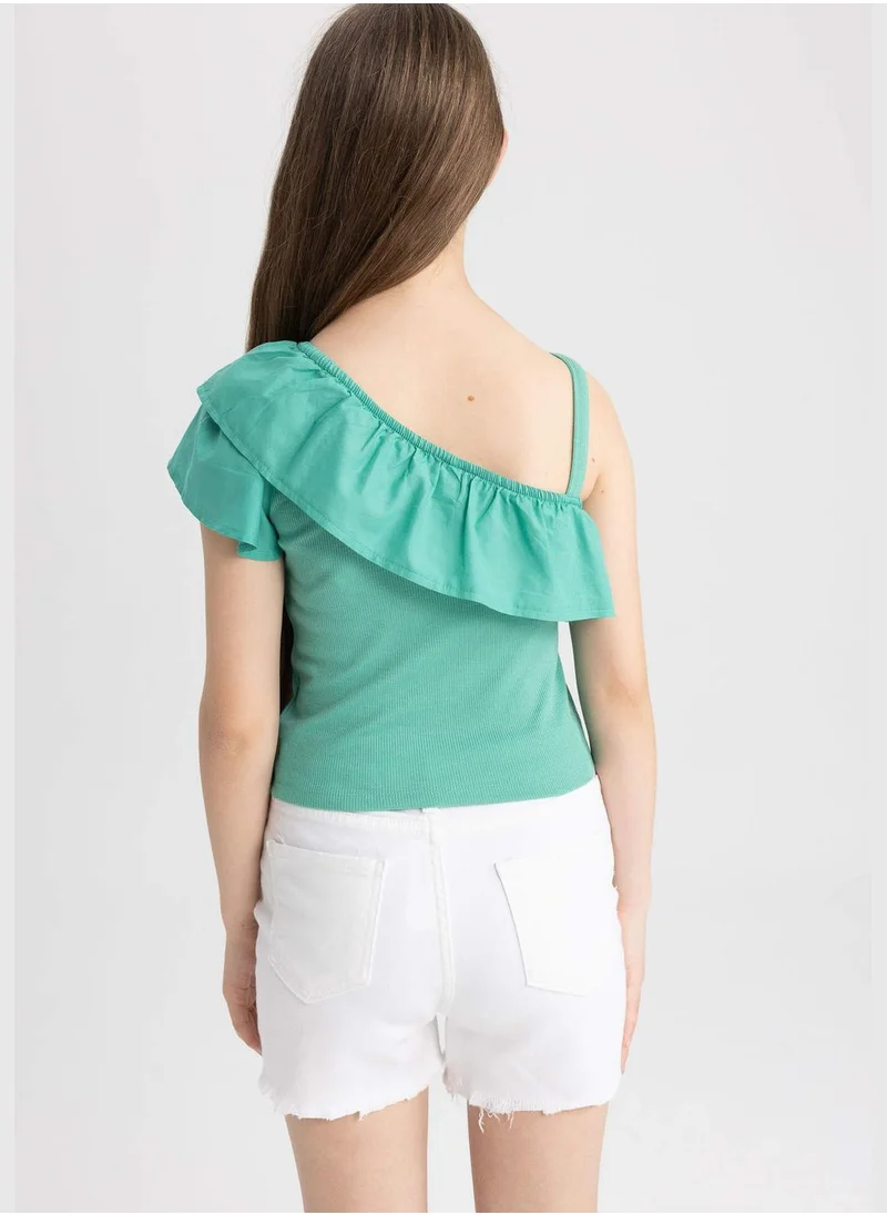 DeFacto Girl Crop Short Sleeve Vest