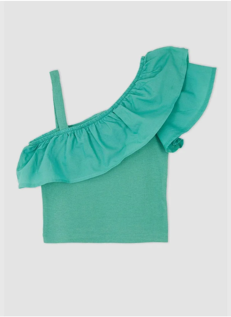 DeFacto Girl Crop Short Sleeve Vest