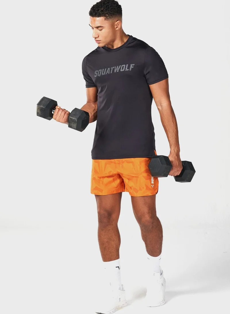 SQUATWOLF Core Logo Muscle T-Shirt