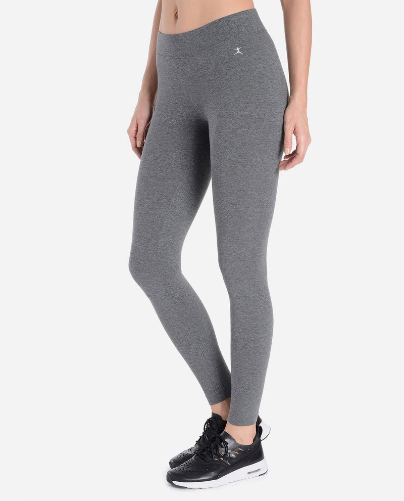 Danskin Women's Essentials Ankle Legging, Charcoal Heather, 3X - Image 3
