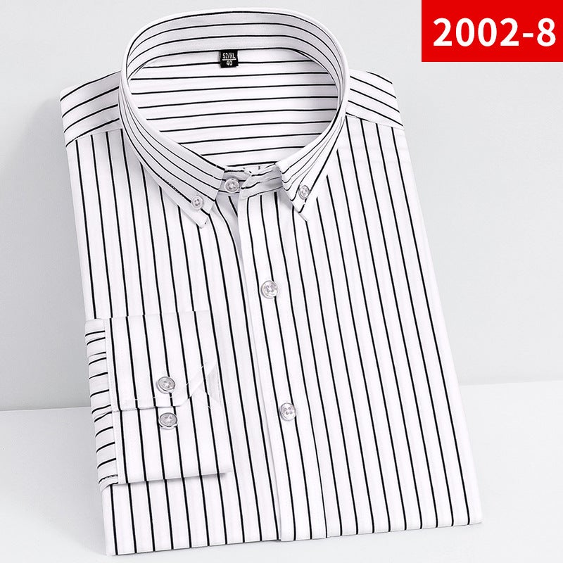 Mens Spring 2023 Striped Shirt Casual Drape 2002-8 Long Sleeve