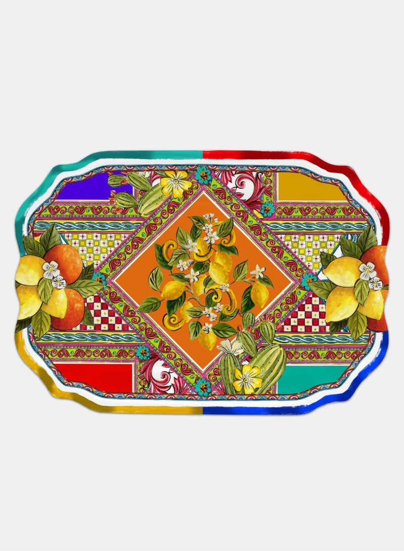 Baci milano Rectangular Melamine Tray 33x47 cm Ortigia Baci Milano  - Image 1