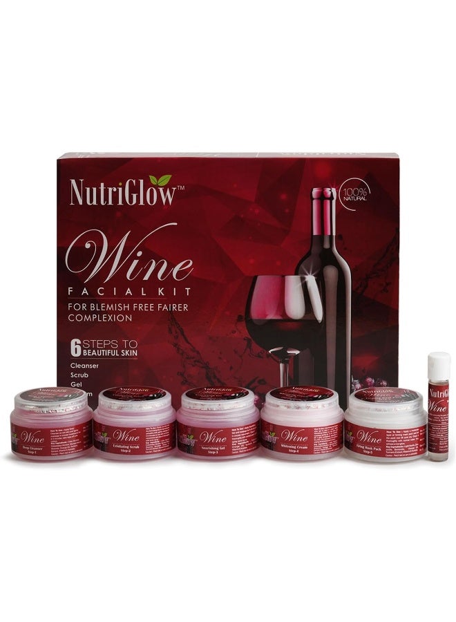 NUTRIGLOW مجموعة نوتري جلو للوجه بالنبيذ (260 جرام) - Image 1