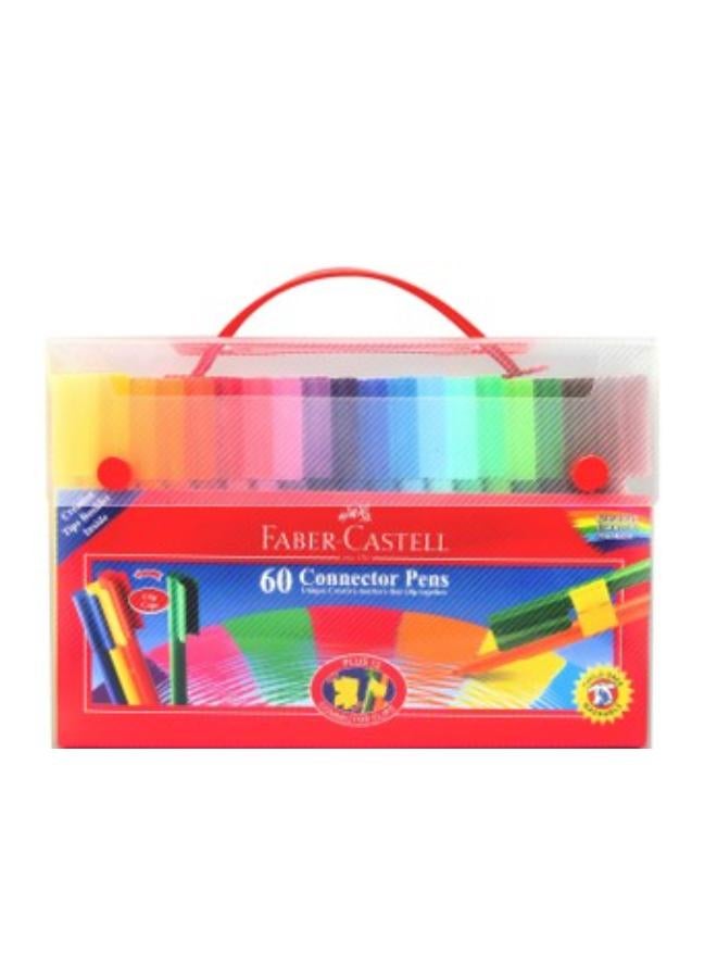 أقلام ماركر تلوين- كونيكتور - حقيبة 60 لون