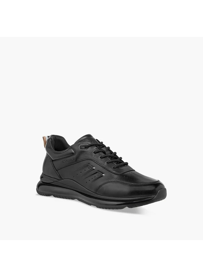 DUCHINI Men's Panelled Lace-Up Loafers