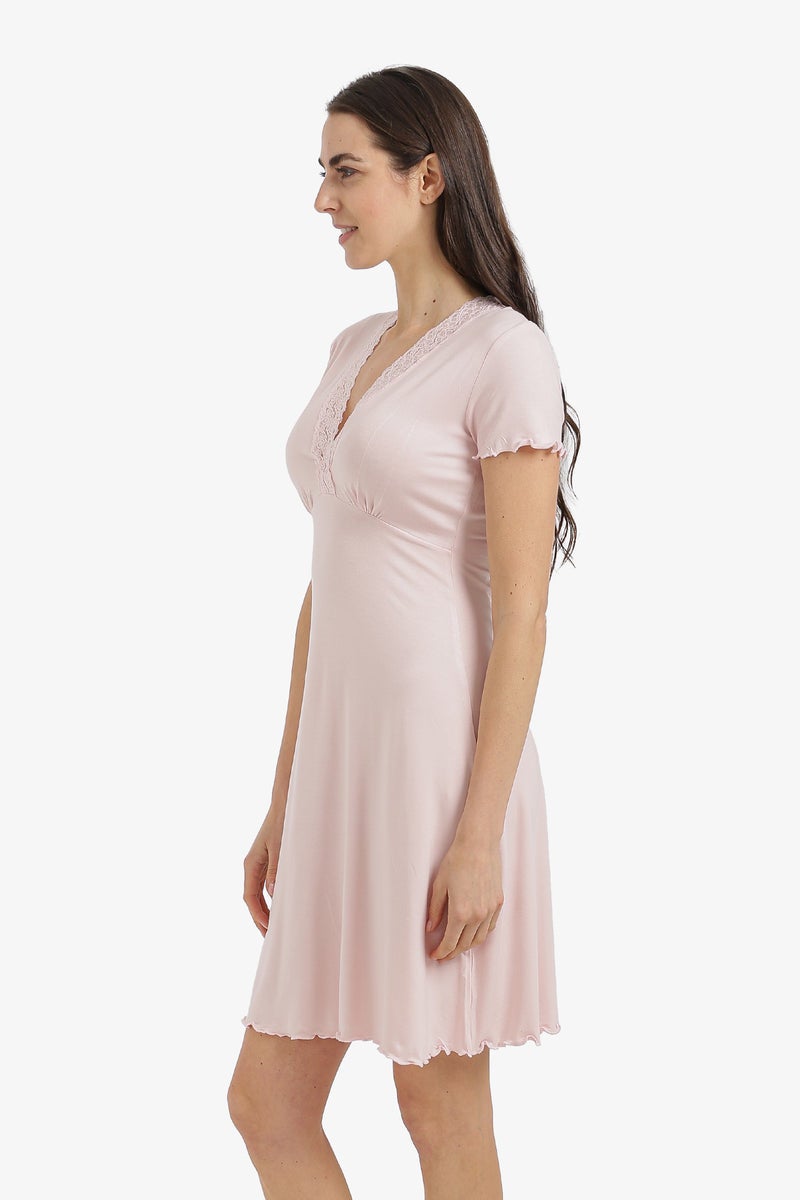 Carina Lace V-Neck Nightgown - Image 2