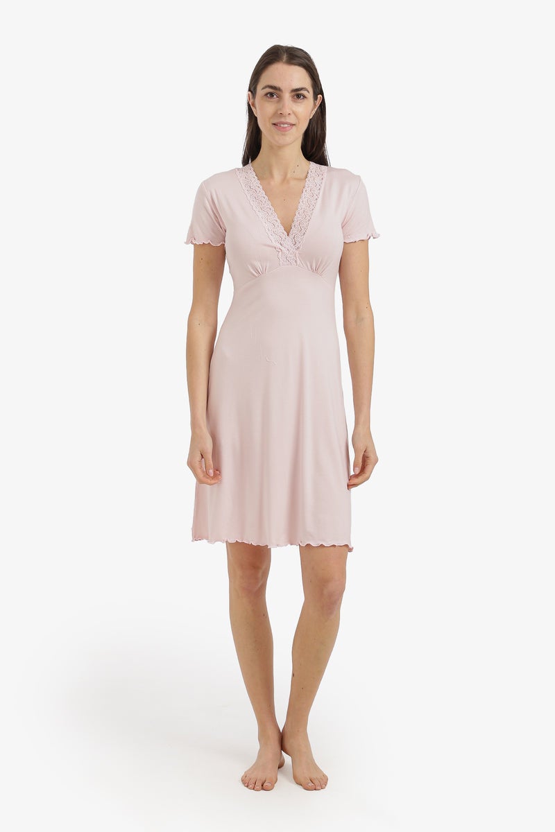 Carina Lace V-Neck Nightgown - Image 5