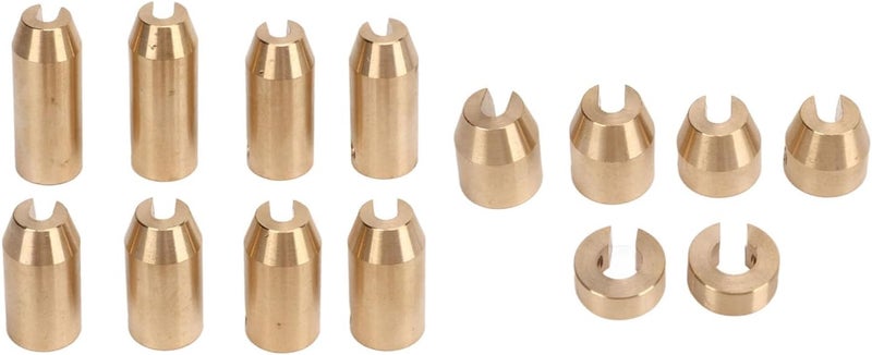 Wheel Spoke Balance Weights, Brass Reusable Spoke Weights with Precise Balance for Super Moto Dual Sport Metric Cruisers (14Pcs) - Image 2