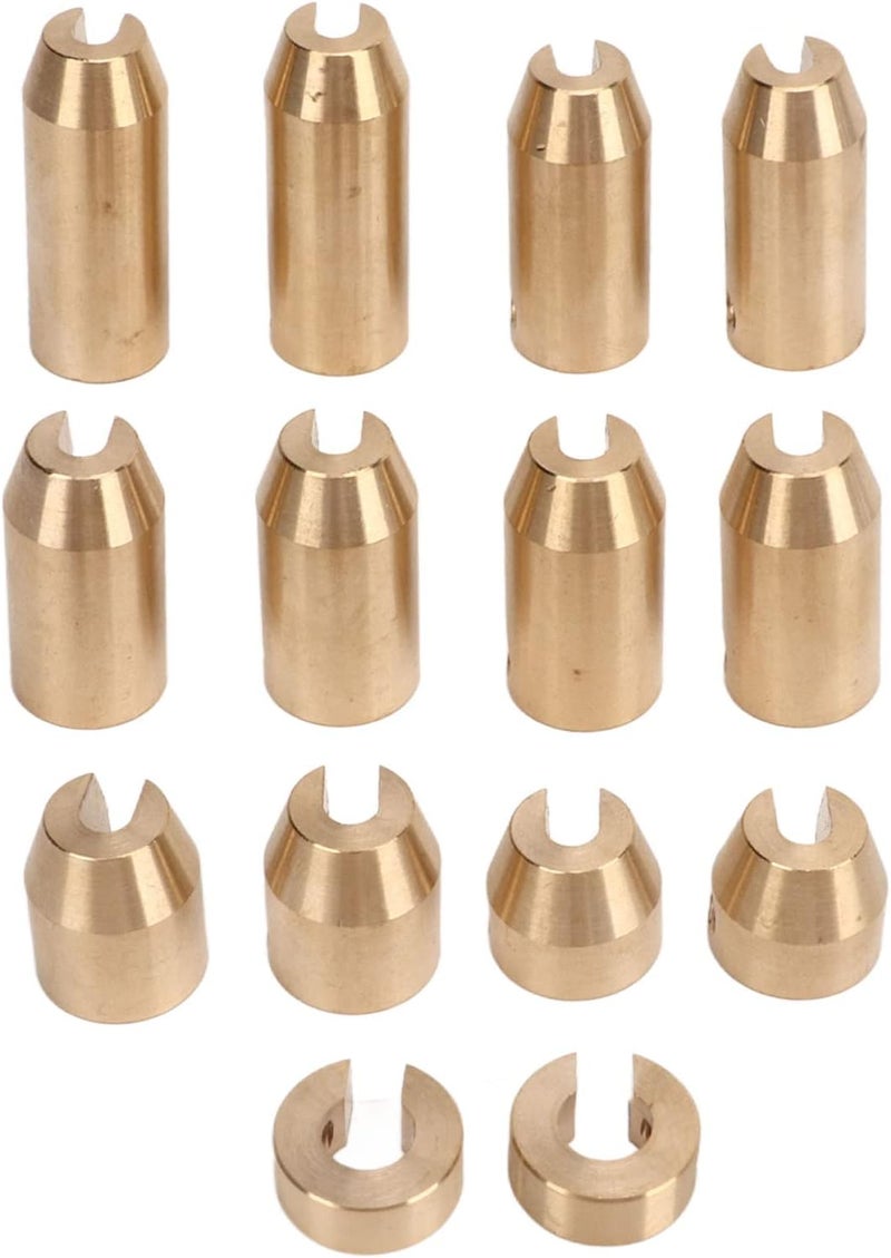 Wheel Spoke Balance Weights, Brass Reusable Spoke Weights with Precise Balance for Super Moto Dual Sport Metric Cruisers (14Pcs) - Image 5