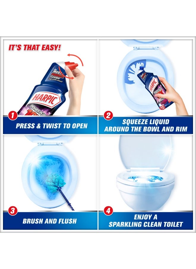 Harpic Lavender Power Plus 10X Most Powerful Toilet Cleaner  - Image 4