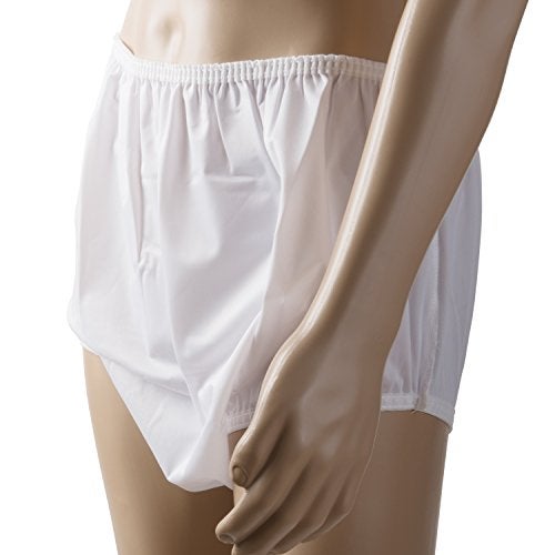 DMI Waterproof Incontinence Underwear for Disabled, Elderly, Handicapped, Potty Training, Pregnancy or Postpartum, Pull On, Large 38-44 Inches, White (560-7001-1923) (Pack of 1) - Image 3