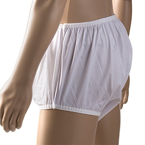 DMI Waterproof Incontinence Underwear for Disabled, Elderly, Handicapped, Potty Training, Pregnancy or Postpartum, Pull On, Large 38-44 Inches, White (560-7001-1923) (Pack of 1) - Image 4
