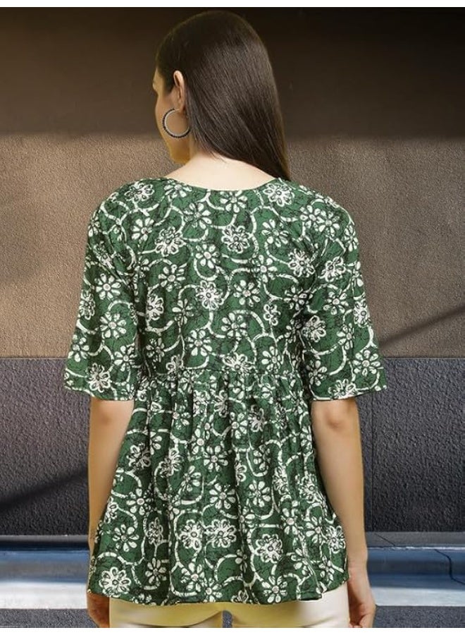 Pinkmint store Tunic Top for Women ll Combo Regular Fit ll Casual Wear (Pack of 2) S - Image 3
