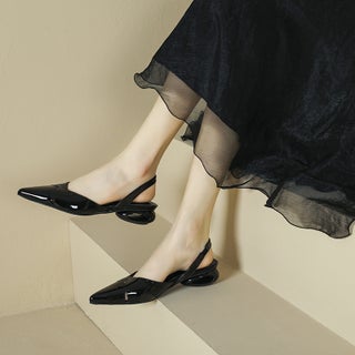 French pointed toe covered sandals womens 2024 new special-shaped heel Roman shoes ~ summer trip belt Mary Jane single Black - pzsku/Z7B929FF5BE2C59B9C117Z/45/1750432636/82c15ed1-f751-41cc-9571-d9e0ab3c1f97