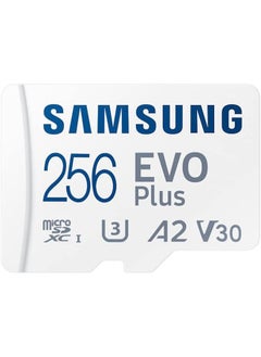 Generic Memory card up to 130MB/s with SD adapter (256GB) Premium White  - Image 1