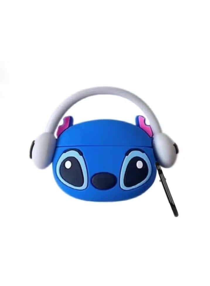 Case Soft Silicone Shockproof Cover for Apple Airpods 3 New 3D Cute Cartoon Creative Fun Case Skin with Keychain Design