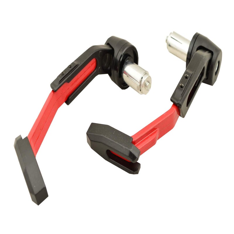 RANARP Motorcycle Adjustable Brake Clutch CNC Lever Protector Guard (Red) - Image 2