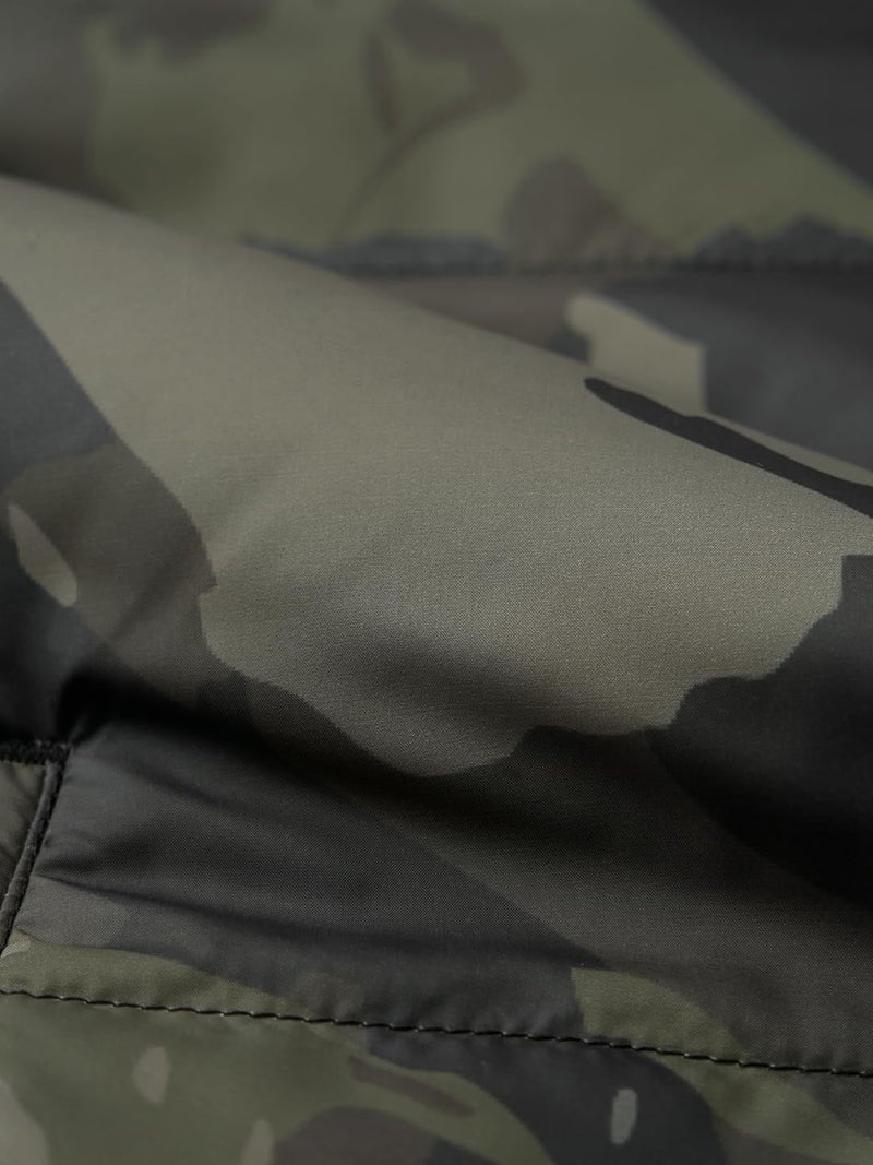 The Souled Store Detachable Jacket: Street Combat Men and Boys Full Sleeves Hooded Neck Camouflage Printed Polyester Regular Fit Lightweight Detachable Hood Bomber Jacket - Image 5