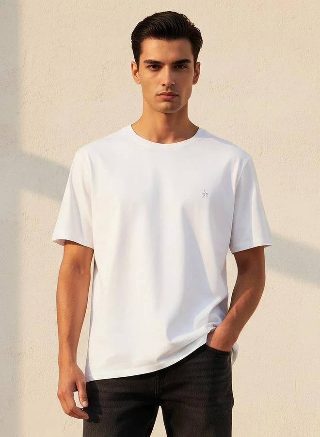 إمبيرور Emperor Men Regular Fit Crew Neck Short Sleeve T-shirt