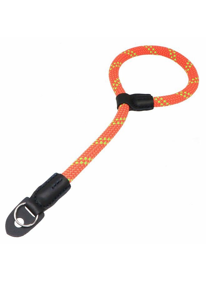 HITHUT Quick Release Camera Hand Strap Wrist Strap for SLR DSLR Digital Mirrorless Cameras Adjustable Climbing Rope Orange Green - Image 5